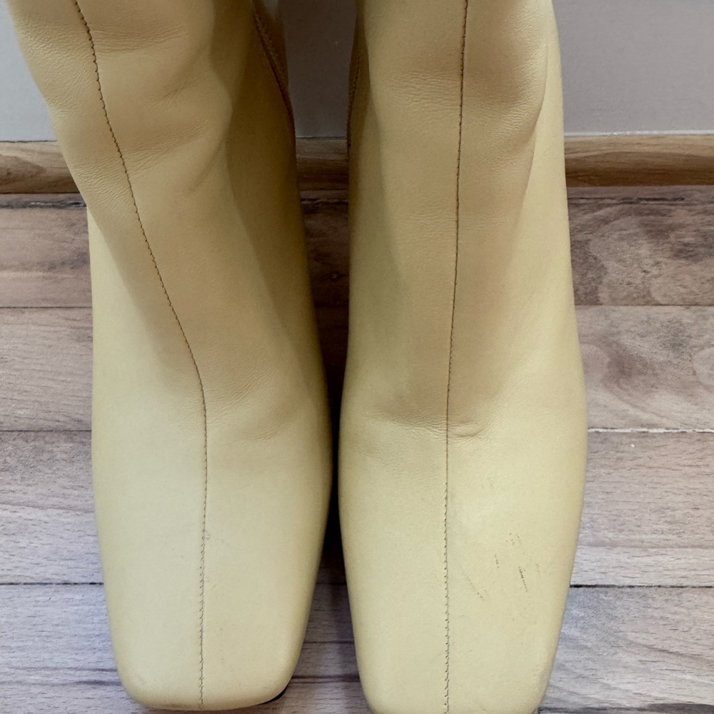 Tony Bianco Cream Havana Heeled Boots - Picture 4 of 10